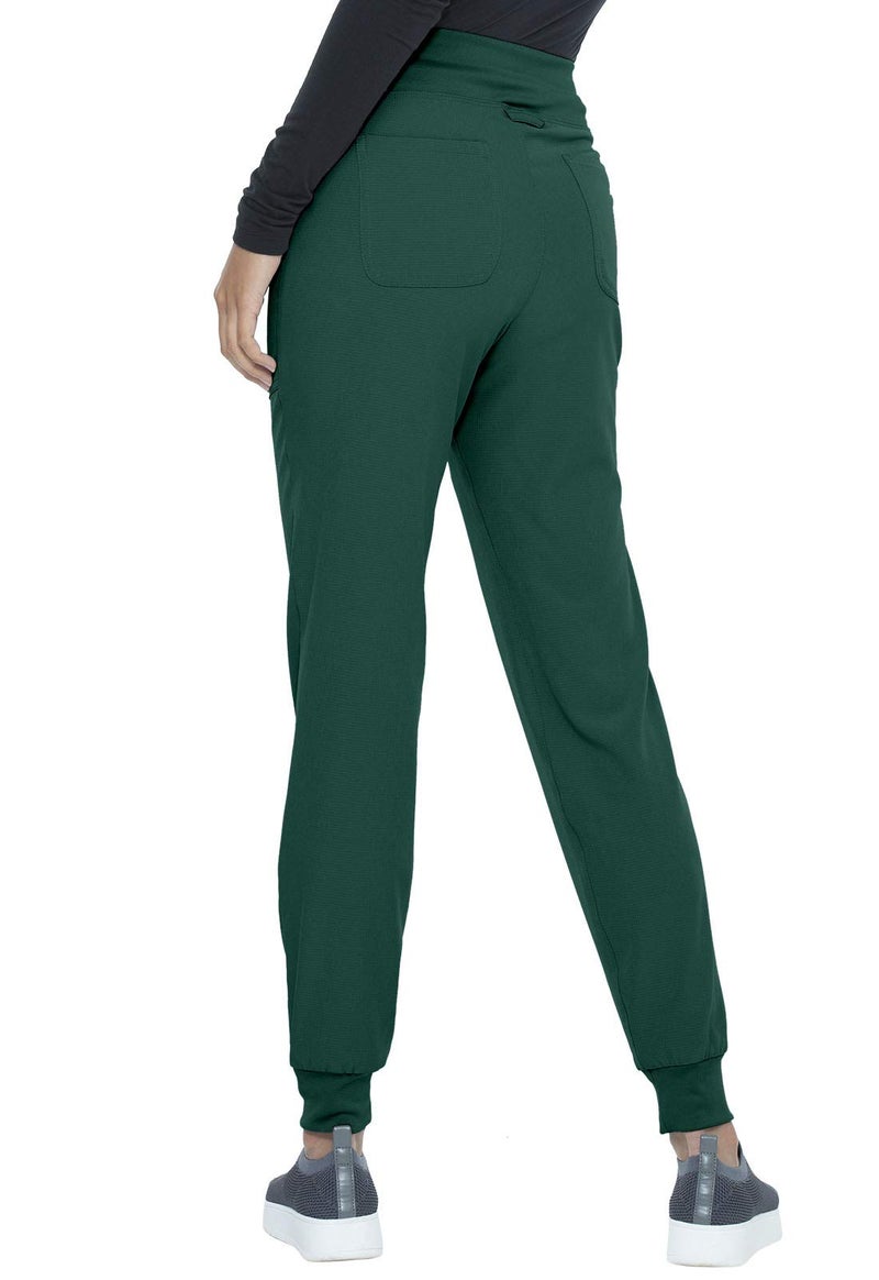 HeartSoul Women's Medical Scrub Jogger Pants Contemporary fit Drawstring Waistband Jogger with 5 Pockets - HS030, L, Hunter - Image 4